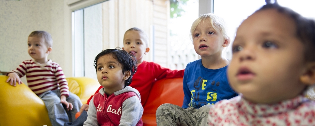 Enfant dans une crèche de Mérignac