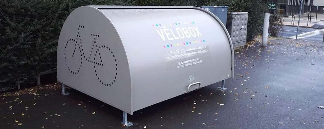 Au total, 10 vélobox seront bientôt installés dans la ville de Mérignac et 6 vélobox répartis sur l’Aéroparc.