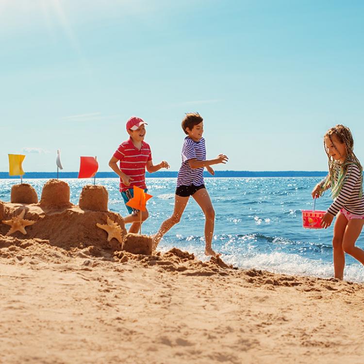 Sortie familiale à la plage